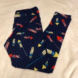 Lularoe TC Leggings firework